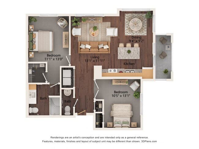 2C 1036 floor plan