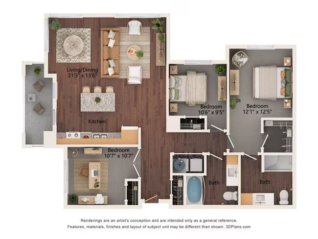 Unit 3038 3038 floor plan