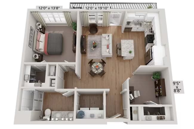 Unit 2046 2046 floor plan