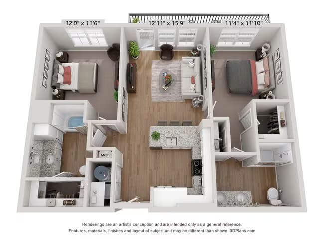 Unit 2020 2020 floor plan