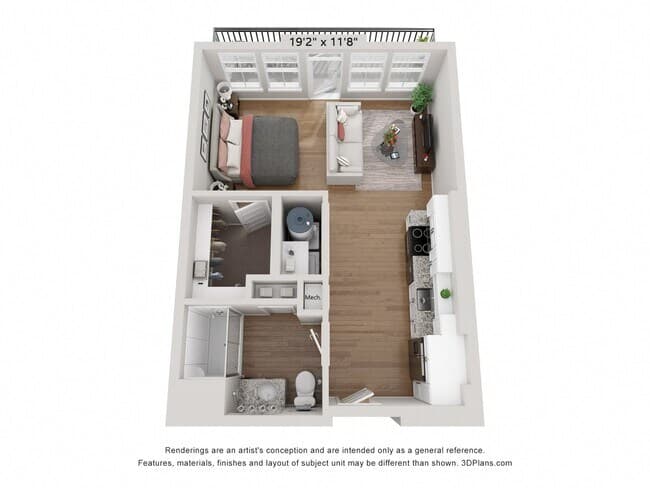 S1 - Tiffany Studio 1017 floor plan