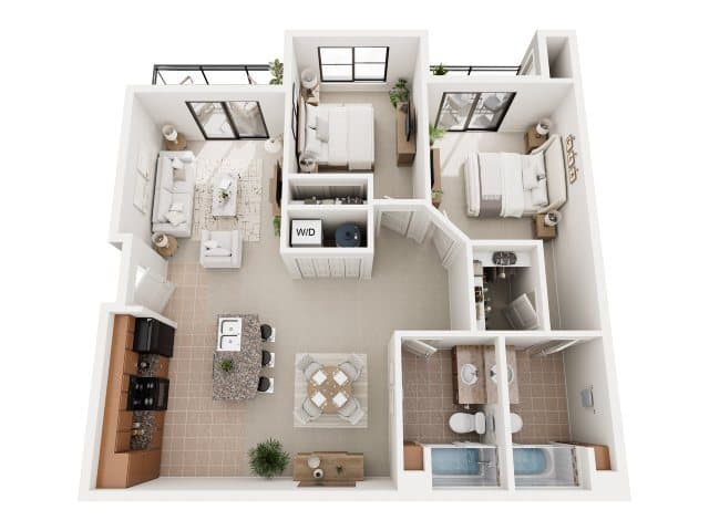 B2 - Glendale 1087 floor plan