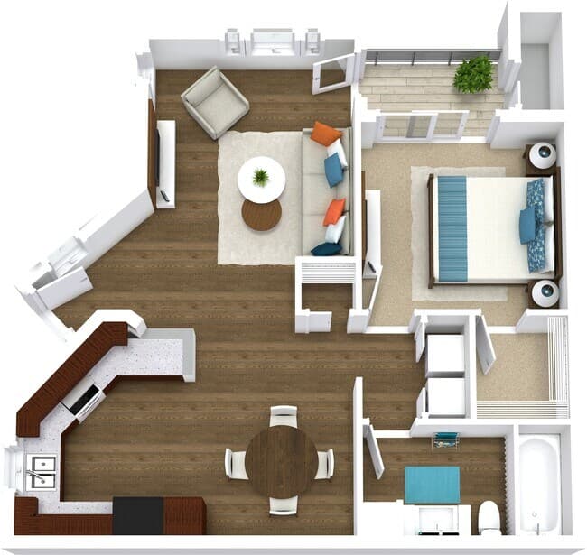 Unit 324 357 floor plan