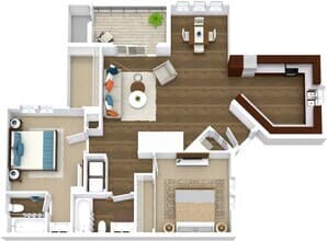 2B 315 floor plan
