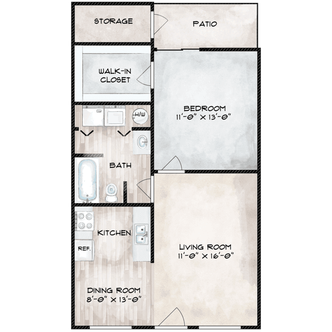 Unit 1103 1015 floor plan