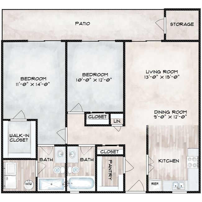 Unit 1085 1085 floor plan