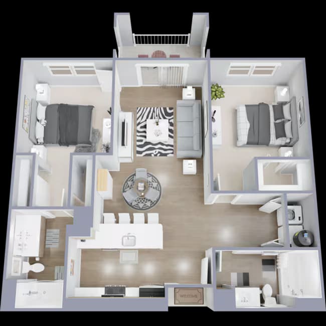 B1 327 floor plan