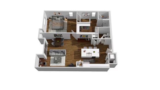 Unit 411 411 floor plan
