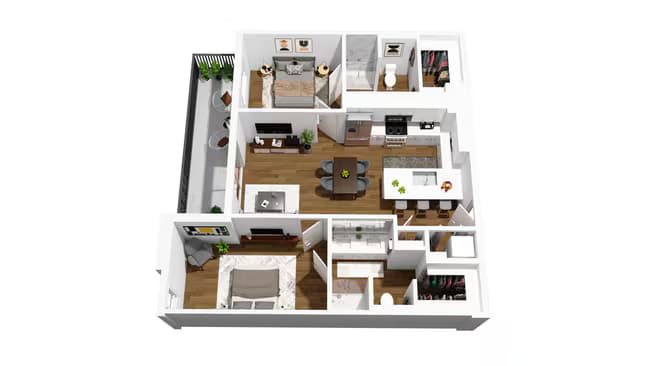 Unit 517 317 floor plan