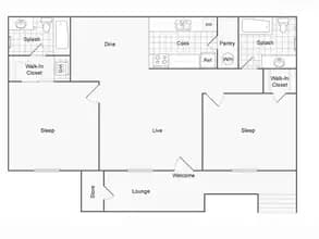 Jade Renovated floor plan