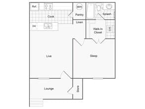 Slate Renovated floor plan