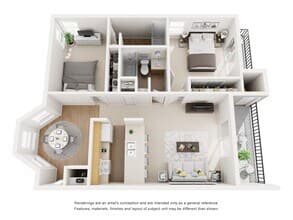 Plan C 214 floor plan