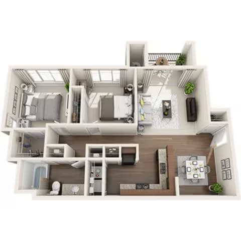 Unit 1042 1073 floor plan