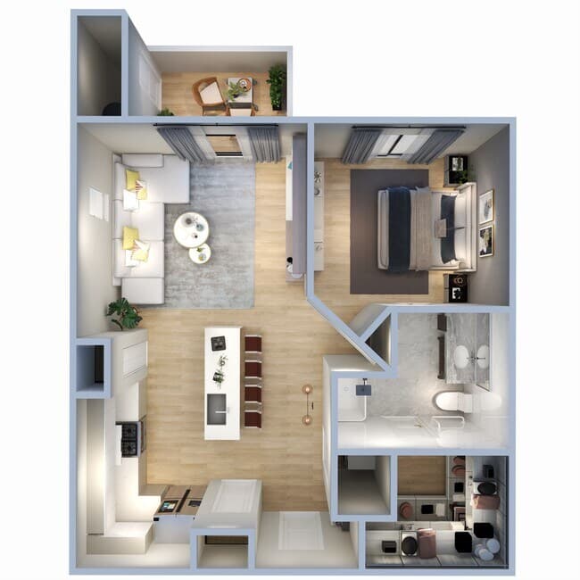 Unit AUCMWQ 2055 floor plan