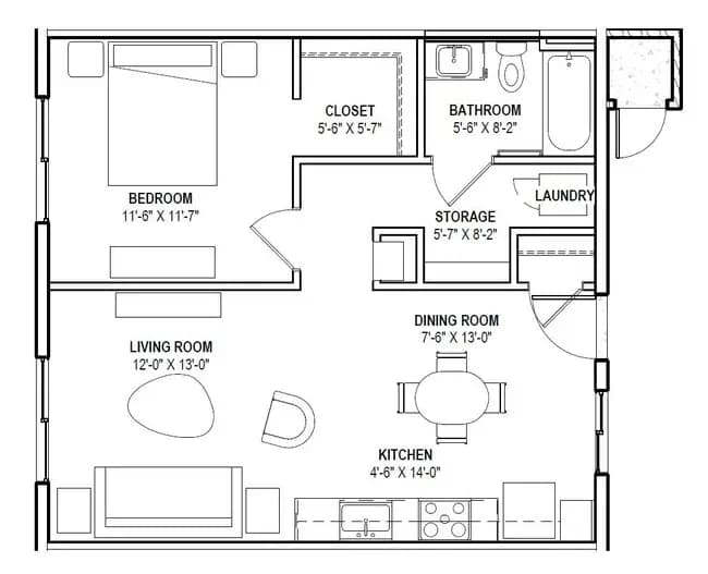 A1 1112 floor plan