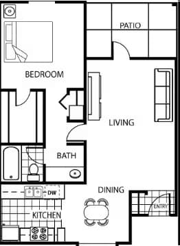 Unit 217 131 floor plan