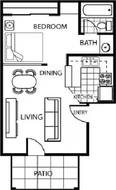 Unit 135 224 floor plan