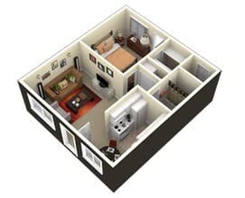 Studio M-1 floor plan
