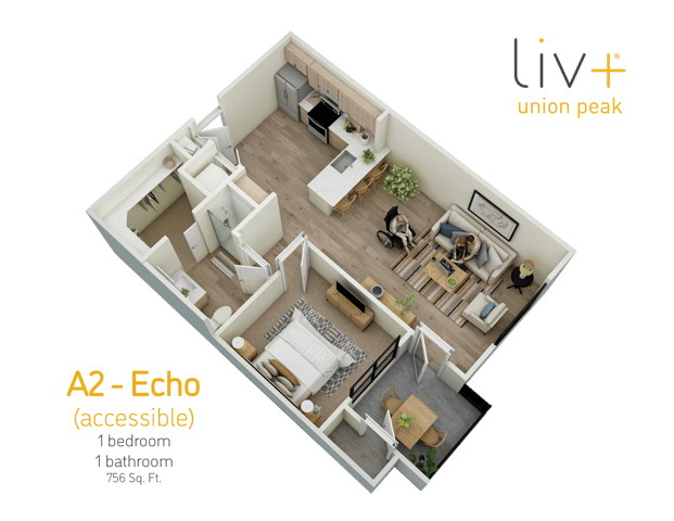 Unit 1-1215 1-1215 floor plan