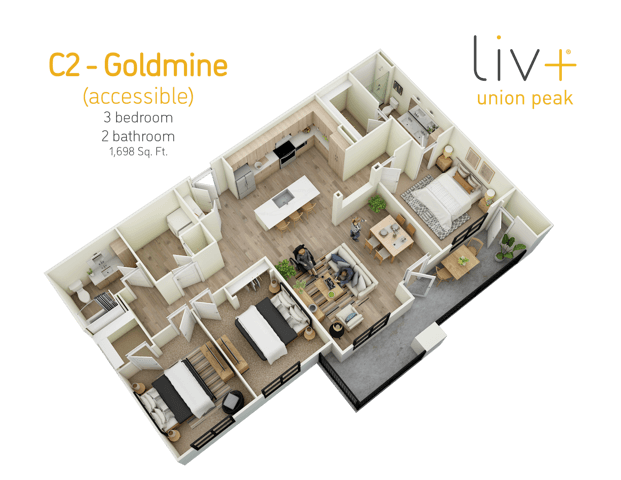 Unit 1-1322 1-1322 floor plan