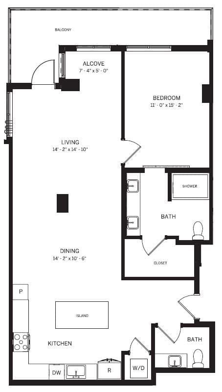 A13 1315 floor plan