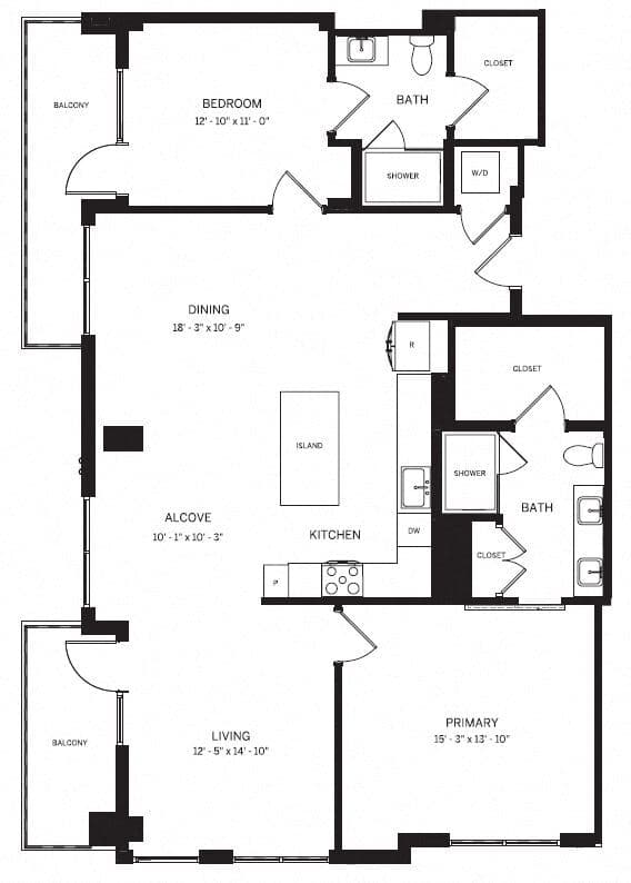 B6 1503 floor plan