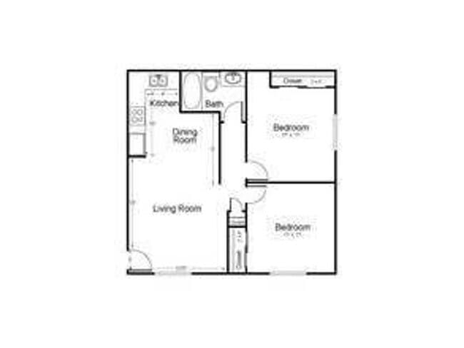 B-2x1 7-1061 floor plan
