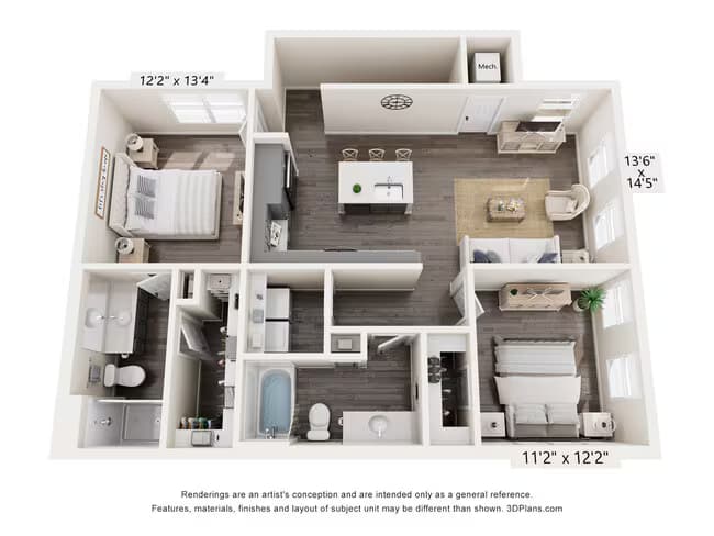 Unit L-2095 L-2095 floor plan