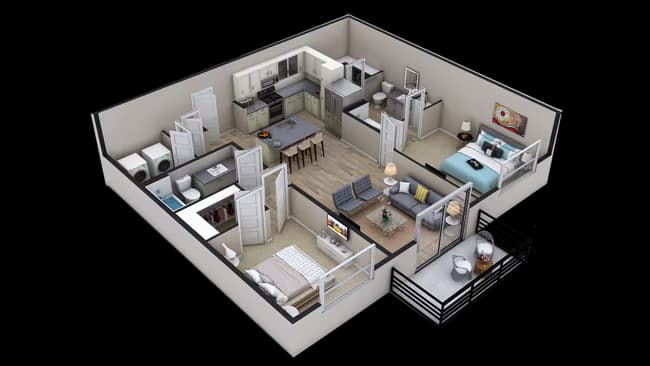 B1 2064 floor plan