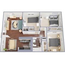 3x1 Classic 7706-03 floor plan