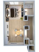 Studio 4-3030 floor plan