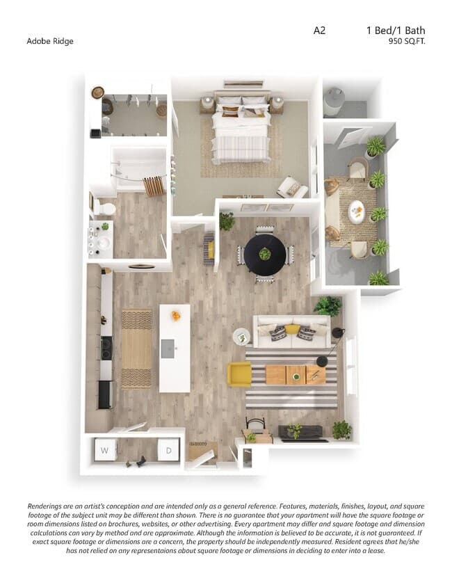 A2 1x1 01-2004 floor plan