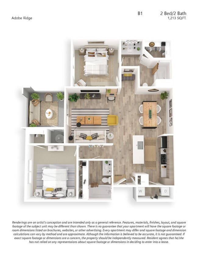 B1 2x2 03-2020 floor plan