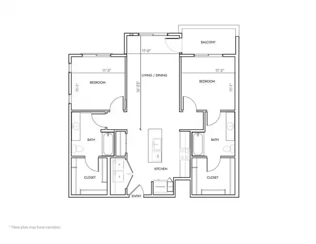 Unit 2031 2031 floor plan