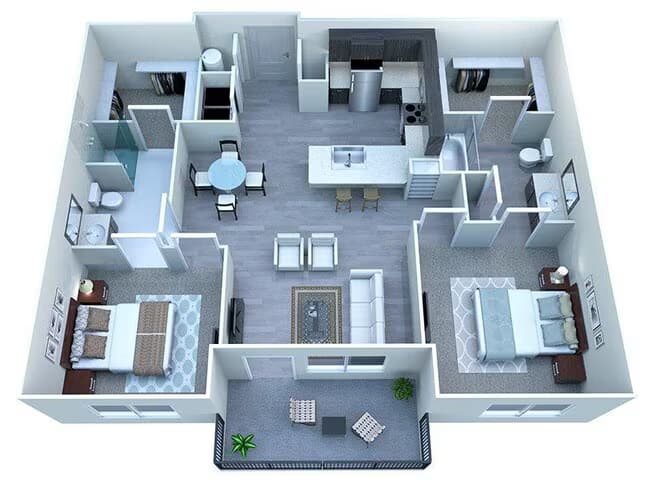Unit AUCPPA D-3149 floor plan