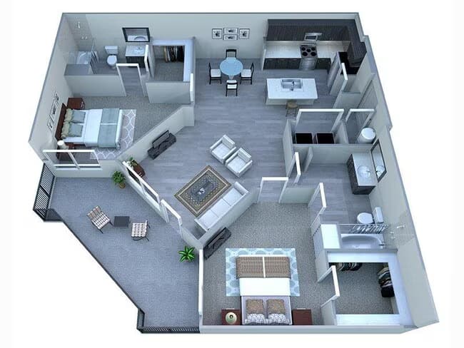 Unit AUCQQT A-4029 floor plan