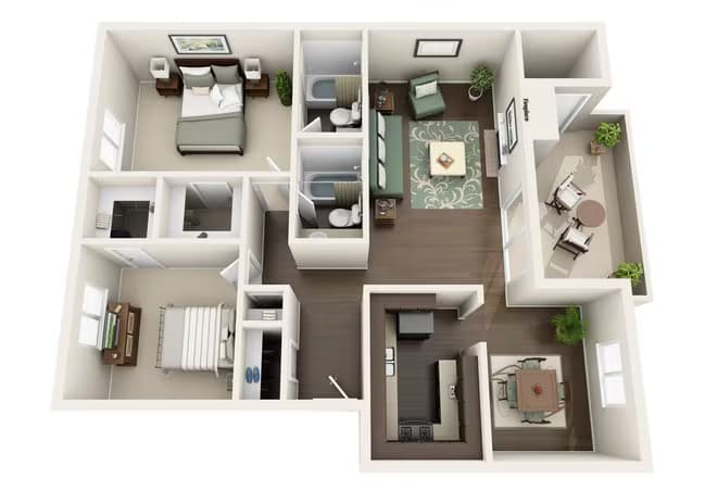 Unit 0138 0443 floor plan