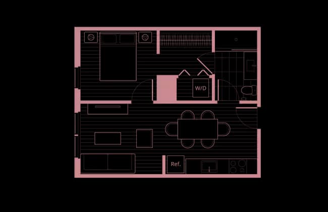 A1 703-ADA floor plan