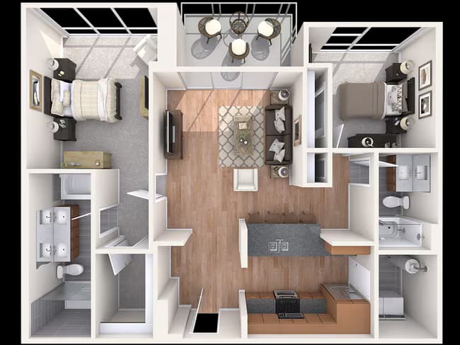 Unit 210A 210A floor plan