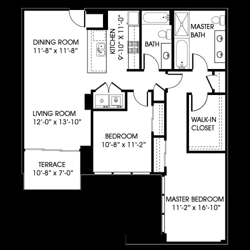 Unit 305A 305A floor plan