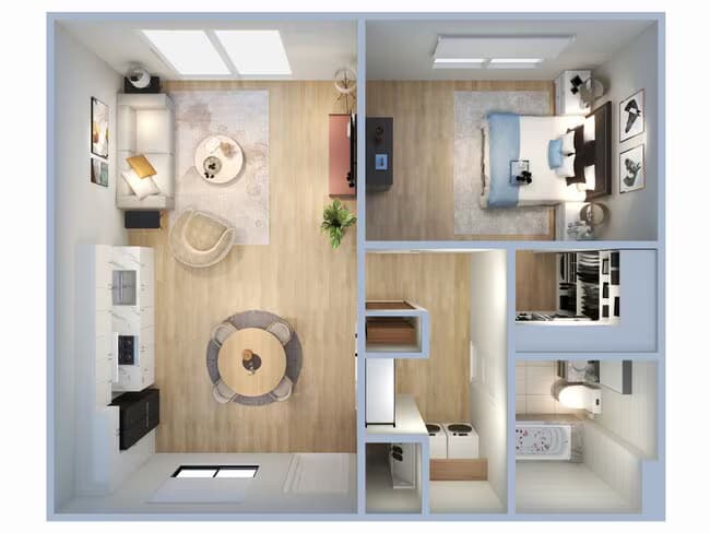 Unit AUCMJU 1207 floor plan