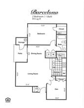 Barcelona 209 floor plan