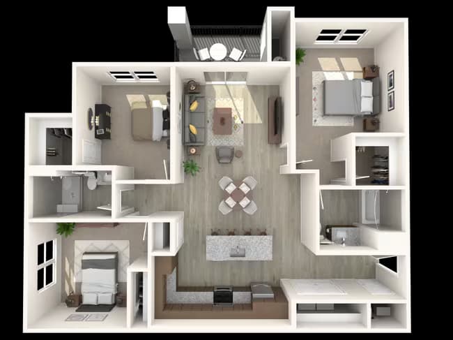 Unit 3065 1059 floor plan