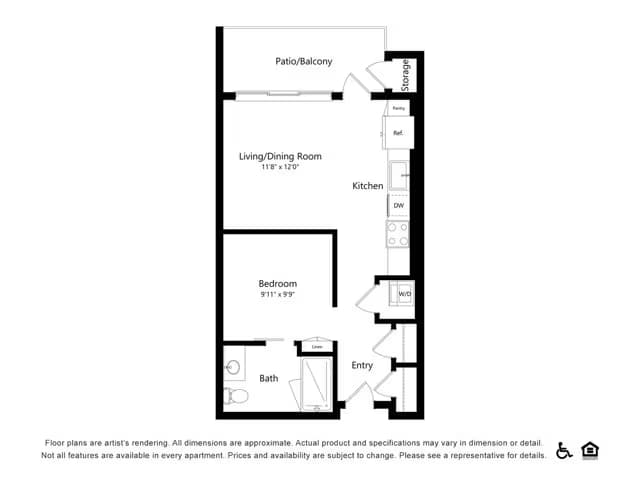 Unit 327 182 floor plan
