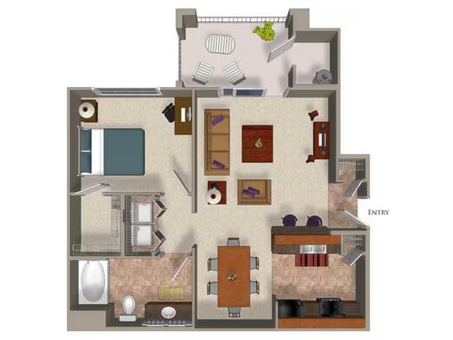 Unit 6-342 6-342 floor plan