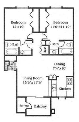 Unit 146 248 floor plan