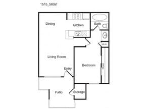 1A Sophisticated 04108 floor plan