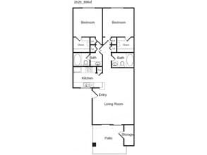 2B Classic 21101 floor plan