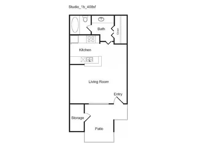 Unit 10103 18204 floor plan