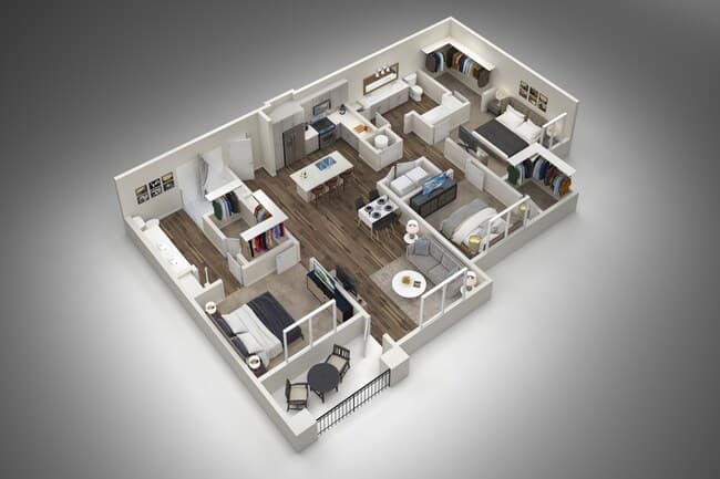 Unit 1055 4055 floor plan